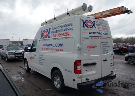 2021 Nissan Nv Cargo Nv3500 Hd Sv High Roof V8 из США, поврежденный, VIN 1N6AF0LYXMN810181